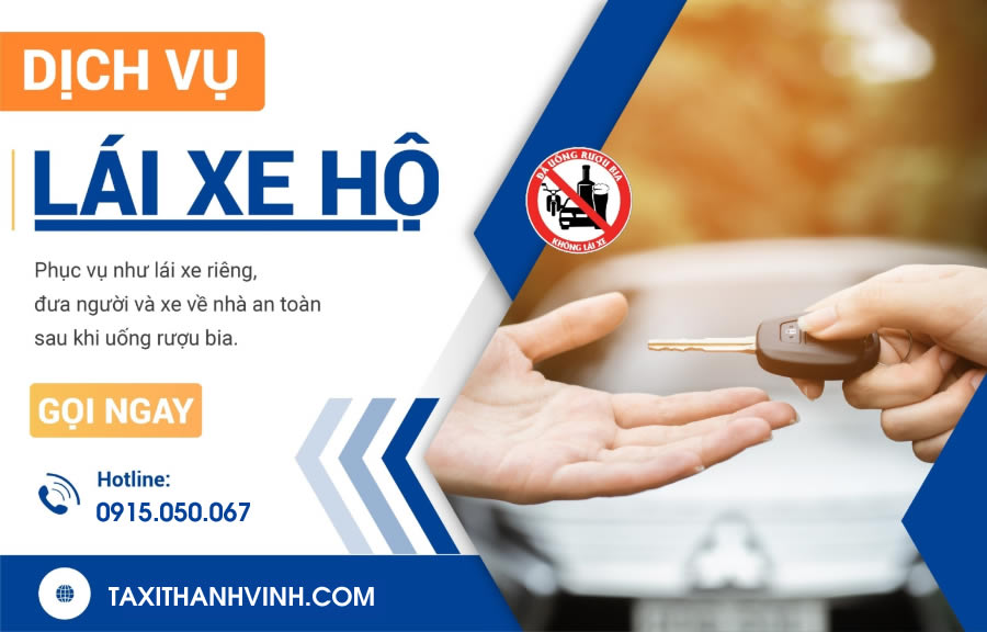 Dịch vụ Lái xe hộ tại TP Vinh Nghệ An